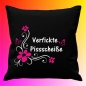 Preview: Kissenbezug 40 x 40 cm: Motiv: Verfickte Pissscheiße