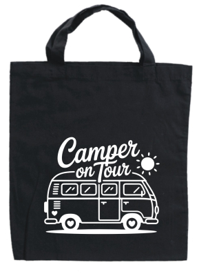 Camper Baumwolltasche: Camper on Tour