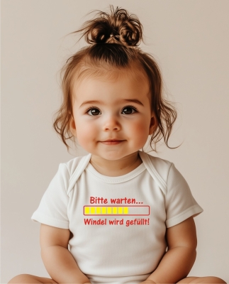 Babybody: Bitte warten.... Windel wird gefüllt!