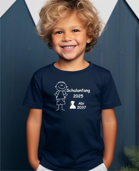 Kinder T-Shirt: Schulanfang 2025. ABI 2037