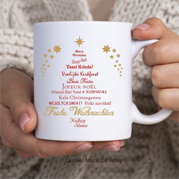 Tasse: Lena- Frohe Weihnachten