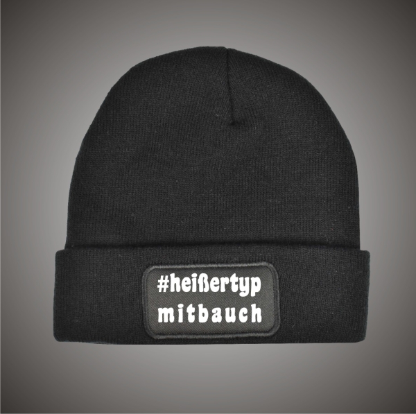 Wollmütze - #heißertypmitbauch Wollmütze - #heißertypmitbauch