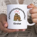 Keramikasse: Lena- Allerliebstelieblingsschwester - Name