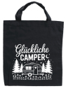 Camper Baumwolltasche: Glückliche Camper