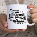 Keramiktasse: Zuhause ist da wo ich parke