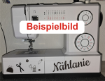 Nähmaschinenaufkleber: Nählanie DIN A4 Bogen