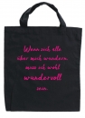 Baumwolltasche: Wundervoll